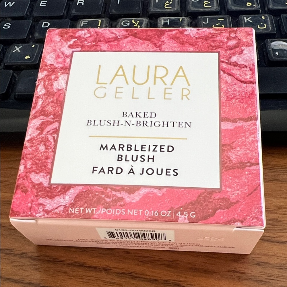 MWT Laura Geller Marbleized Blush in Pink Tropic Hues Color